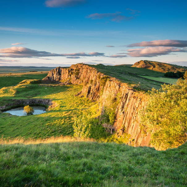 Hadrian's Wall is a World Heritage Site in the beautiful Northumberland National Park. Popular with walkers along the Hadrian's Wall Path and Pennine Way